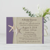 海ヒトパープルブライダルシャワー 招待状 (スタンド正面)