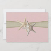 海ヒトピンクブライダルシャワー 招待状 (裏面)