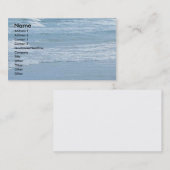 海ビジネスプロフィールカード 名刺 (正面/裏面)