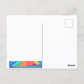 海ビューとビーチ傘 ポストカード (裏面)