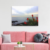 海ビューキャンバスの折り返し キャンバスプリント (インサイチュ (リビング))