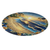 海ビュートロピカル紙のクイリング効果 カッティングボード (角)