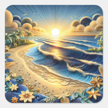 海ビュートロピカル紙のクイリング効果