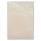 海ビュービーチテーマテント付きエスコートカード テーブルナンバー (裏面)