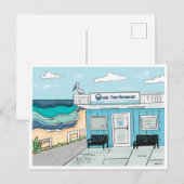海ビューレストランクレビーチノースカロライナ ポストカード (正面/裏面)