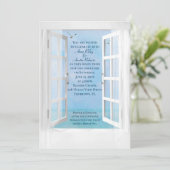 海ビュー結婚ウィンドウとカモメ 招待状 (スタンド正面)