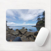 海ビュー、魔法の波のアクションを楽しむ マウスパッド (マウス)