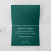 海ビーチお祝いの生活ありがとう サンキューカード (内部)