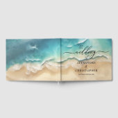 海ビーチかわいいシグネチャーサマーゲスト ゲストブック (全面)