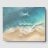 海ビーチかわいいシグネチャーサマーゲスト ゲストブック (裏面)