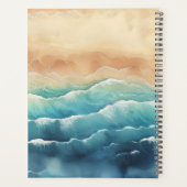 海ビーチかわいいシグネチャーサマー プランナー手帳 (裏面)