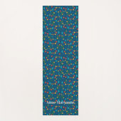 海ビーチとヒトデ、貝殻、小石 ヨガマット (正面)