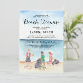 海ビーチのクリーンアップ 招待状 (スタンド正面)