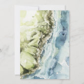 海ビーチのクリーンアップ 招待状 (裏面)