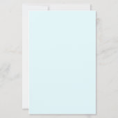 海ビーチの結婚背景のメニューテンプレート (裏面)