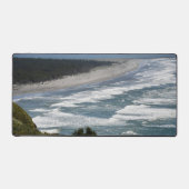 海ビーチウェーブズコーストラインシースケープ デスクマット (正面)