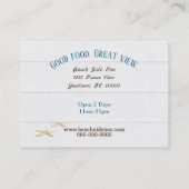 海ビーチオンウッド 名刺 (裏面)