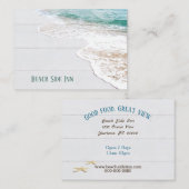 海ビーチオンウッド 名刺 (正面/裏面)