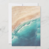 海ビーチカスタム署名 セーブザデート (裏面)