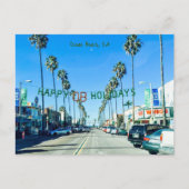 海ビーチクリスマス シーズンポストカード (正面)