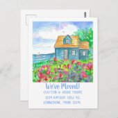 海ビーチコテージの移行発表 ポストカード (正面/裏面)