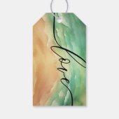 海ビーチサマーパーティー結婚式サンキューサニー ギフトタグ (裏面)