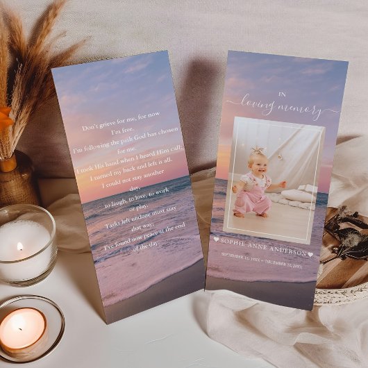 海ビーチサンセットガール写真葬儀祈りの言葉