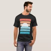 海ビーチサンセットサンフランシスコCa Tシャツ (正面フル)