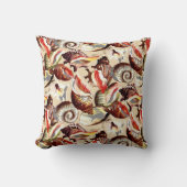 海ビーチサンディシーシェルパターン クッション (正面)