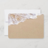 海ビーチサンドRSVP 招待状 (裏面)