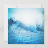 海ビーチサーフサマーパーティの招待状 招待状 (裏面)