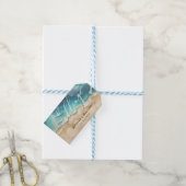 海ビーチシグネチャーサマーシック ギフトタグ (より糸つき)