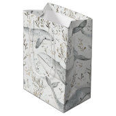 海ビーチシーグレイ ミディアムペーパーバッグ (裏面アングル)