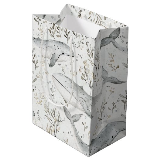 海ビーチシーグレイ ミディアムペーパーバッグ (裏面アングル)