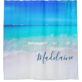 海ビーチシーサイドサマーハウス シャワーカーテン (正面)