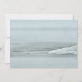 海ビーチシーシェル、バルーン、ワインリタイア 招待状 (裏面)