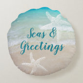 海ビーチシースターズホリデーアデイリー ラウンドクッション (裏面)