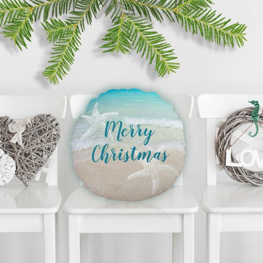 海ビーチシースターズホリデーアデイリー ラウンドクッション