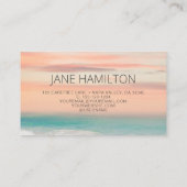 海ビーチシートラベル 名刺 (裏面)