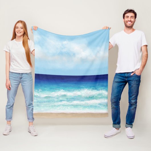 海ビーチシービュー275 フリースブランケット (インサイチュ)