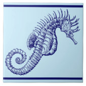 海ビーチシーホースフリーズパターン タイル (正面)