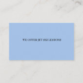 海ビーチジェットスキーサーフショップ 名刺 (裏面)