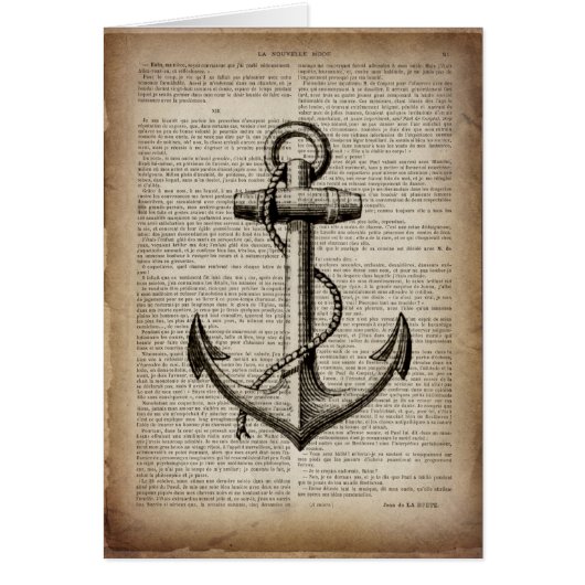 海ビーチセーラーヴィンテージ航海のいかり (正面)