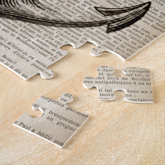 海ビーチセーラーヴィンテージ航海のいかり ジグソーパズル (側面)