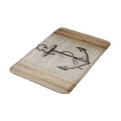 海ビーチセーラーヴィンテージ航海のいかり バスマット (アングル)