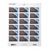 海ビーチテーマ ラベル (フルシート)