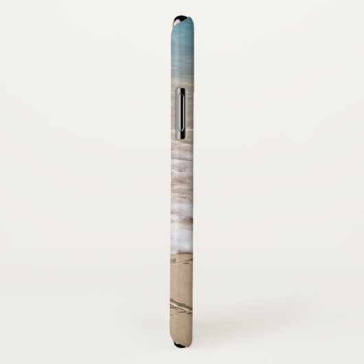 海ビーチハートを砂の中に名前 Case-Mate iPhoneケース (裏面/右)