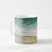海ビーチパーティーマグギフト コーヒーマグカップ (正面左)
