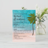 海ビーチパーム結婚ツリーのメニュー メニュー (スタンド正面)