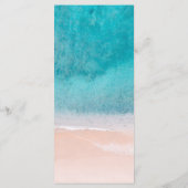 海ビーチパーム結婚ツリーのメニュー メニュー (裏面)